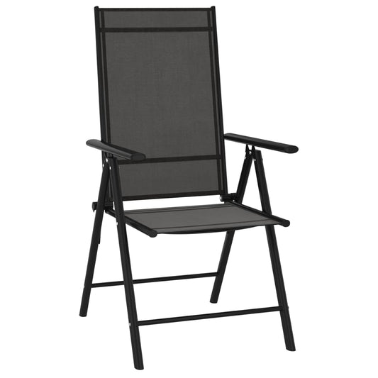 Folding Garden Chairs 6 Pcs Textilene