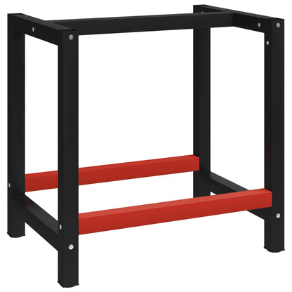 Work Bench Frame Metal Black And Red