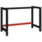 Work Bench Frame Metal Black And Red