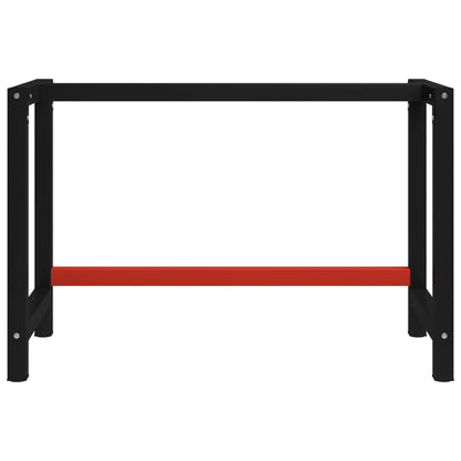 Work Bench Frame Metal Black And Red
