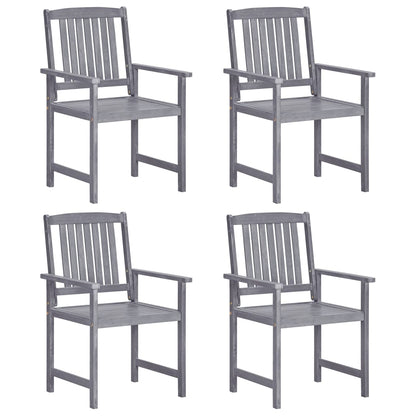 Garden Chairs 6 Pcs Solid Wood Acacia