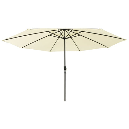 Garden Parasol With Led Lights 400 Cm