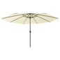 Garden Parasol With Led Lights 400 Cm