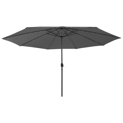 Garden Parasol With Led Lights 400 Cm