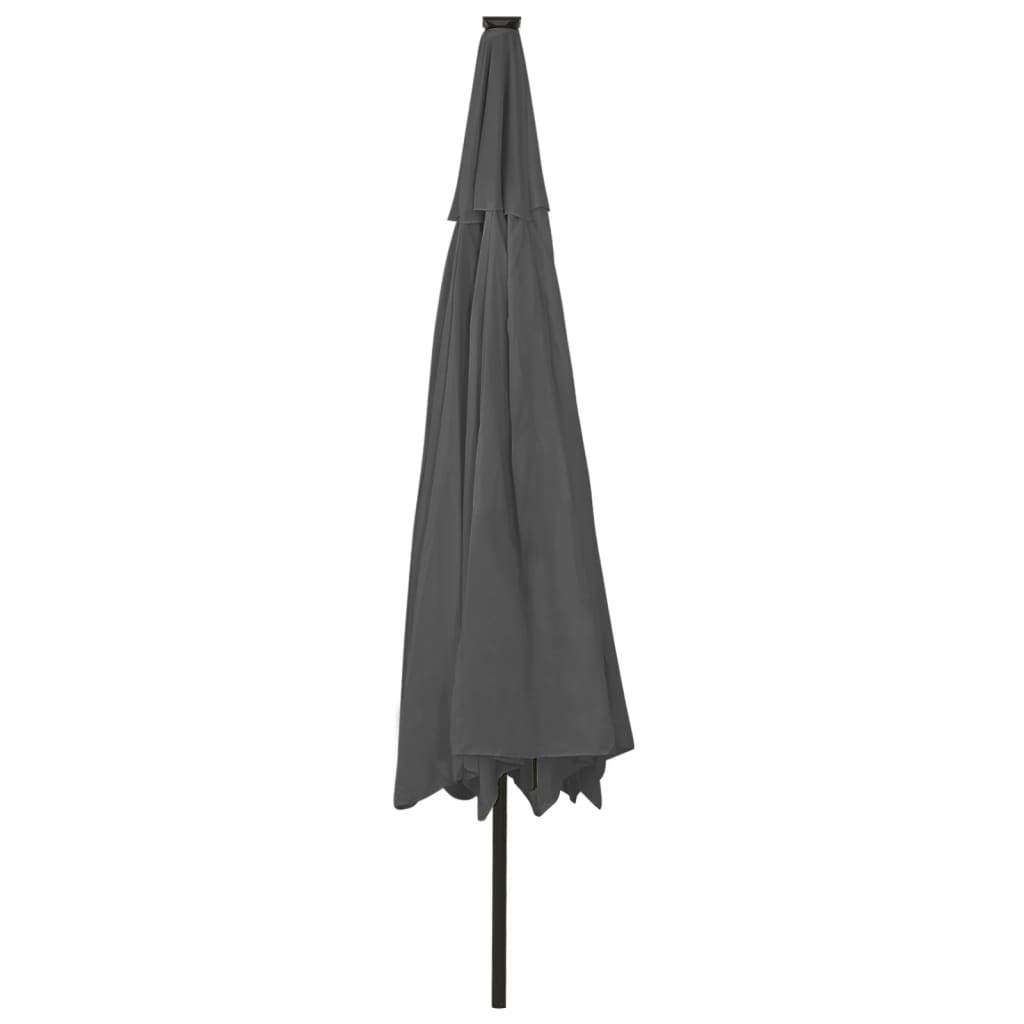 Garden Parasol With Led Lights 400 Cm