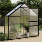 Greenhouse With Base Frame Anthracite Aluminium 3.61 M²