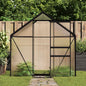 Greenhouse With Base Frame Anthracite Aluminium 3.61 M²