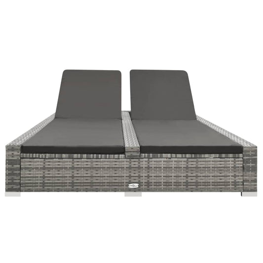 Double Sun Lounger Poly Rattan