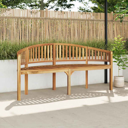 Banana Bench Solid Teak Wood