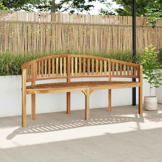 Banana Bench Solid Teak Wood