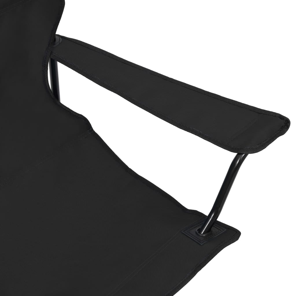 2-Seater Foldable Camping Chair Steel And Fabric