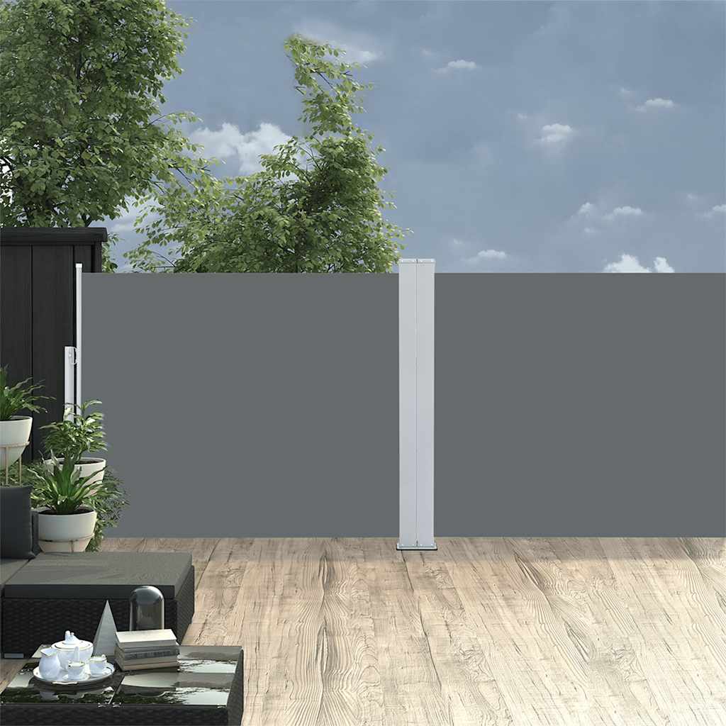 Retractable Side Awning 600 X 200 Cm Metal