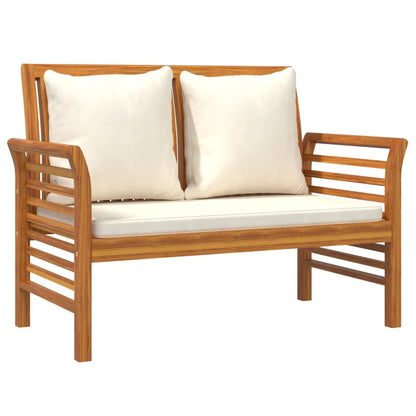 Sofa Bench With Cushions Solid Wood Acacia