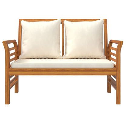 Sofa Bench With Cushions Solid Wood Acacia