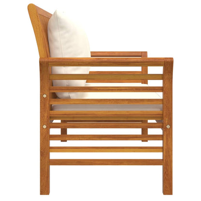Sofa Bench With Cushions Solid Wood Acacia