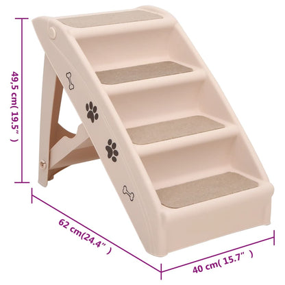 Folding Dog Stairs 62X40X49.5 Cm