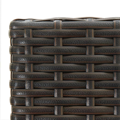 Bar Stools 2 Pcs Poly Rattan