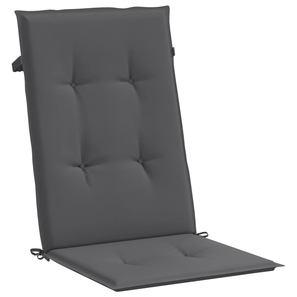 Garden Highback Chair Cushions 6 Pcs Fabric