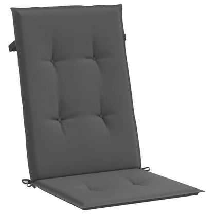 Garden Highback Chair Cushions 6 Pcs Fabric