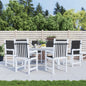 Garden Lowback Chair Cushions 6 Pcs Oxford Fabric