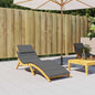 Sun Lounger Cushion 186X58X4Cm Oxford Fabric