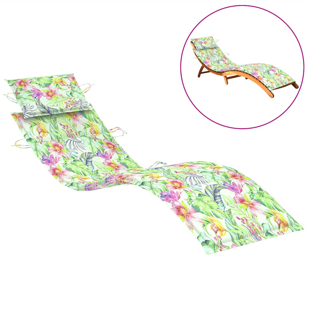 Sun Lounger Cushion 186X58X4Cm Oxford Fabric