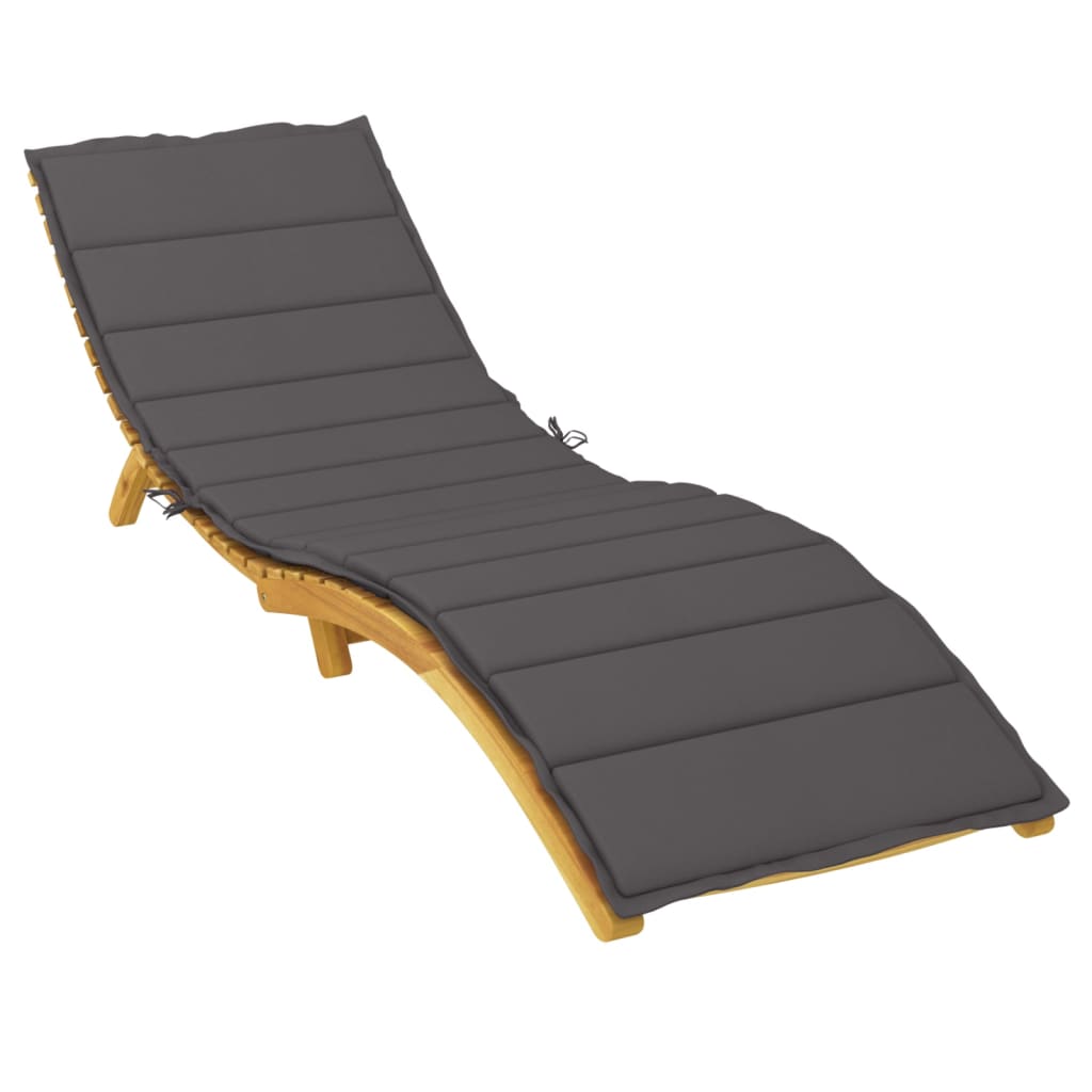 Sun Lounger Cushion 200X50X3Cm Oxford Fabric