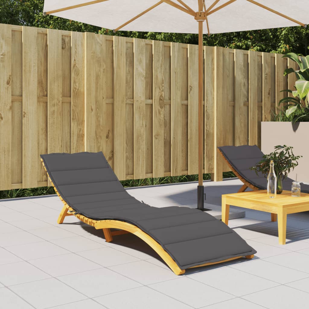 Sun Lounger Cushion 200X50X3Cm Oxford Fabric