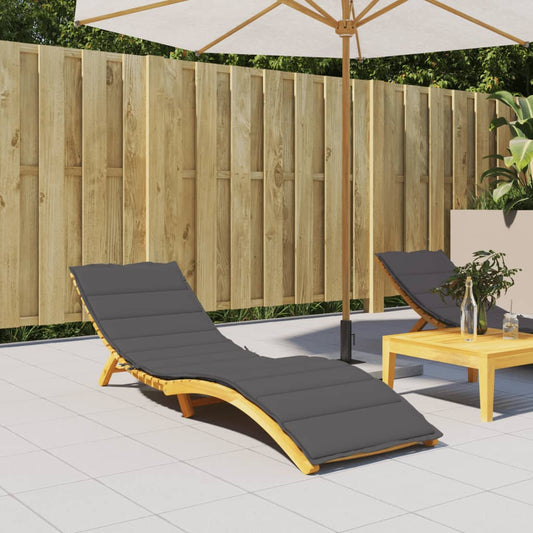 Sun Lounger Cushion 200X50X3Cm Oxford Fabric