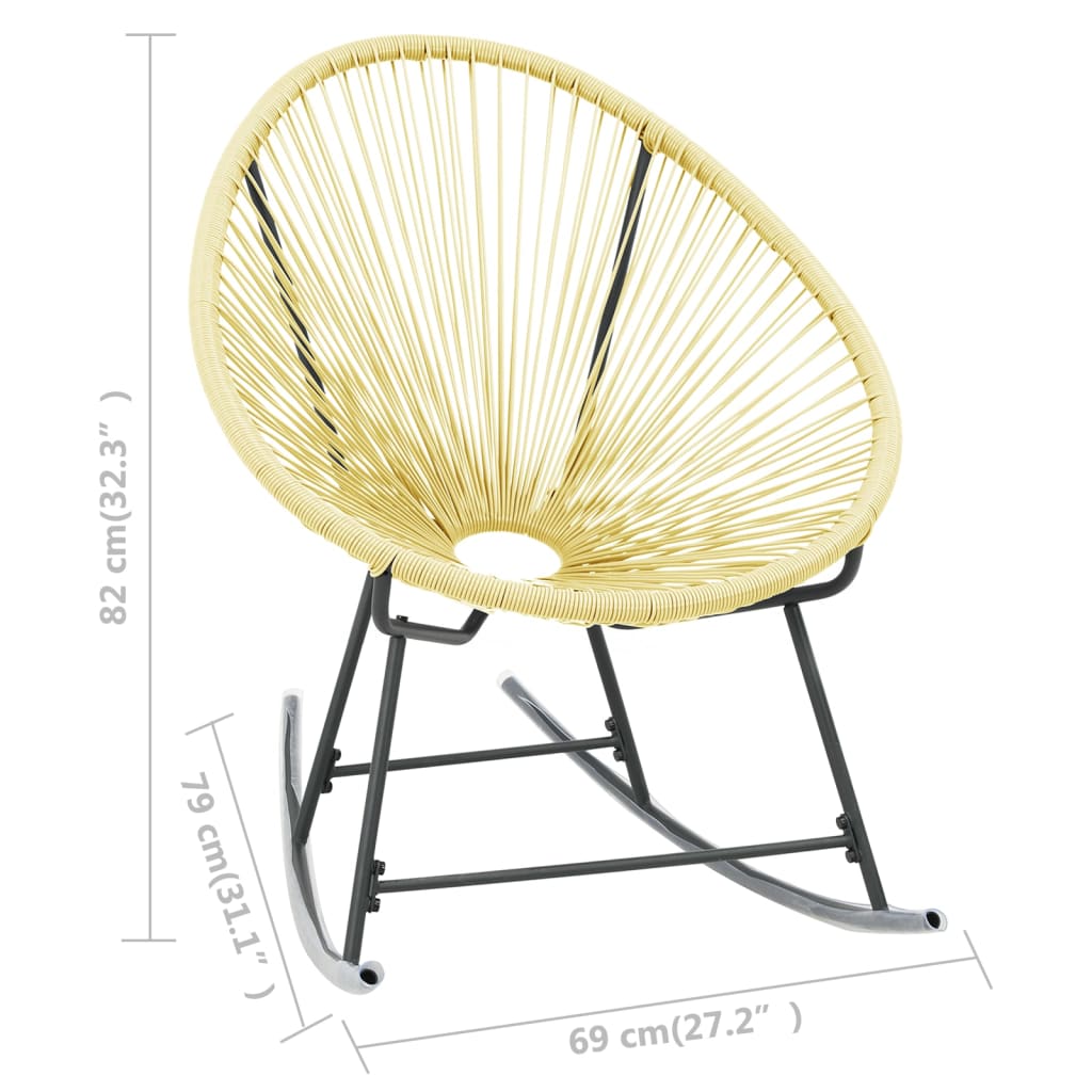 Outdoor Acapulco Chair Poly Rattan