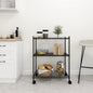 3-Tier Storage Rack With Wheels 150 Kg