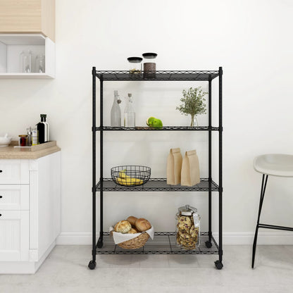 3-Tier Storage Rack With Wheels 150 Kg