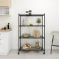 3-Tier Storage Rack With Wheels 150 Kg