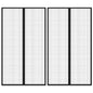 Insect Door Curtain 2 Pcs Magnet Black