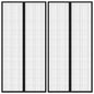 Insect Door Curtain 2 Pcs Magnet Black