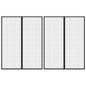 Insect Door Curtain 2 Pcs Magnet Black