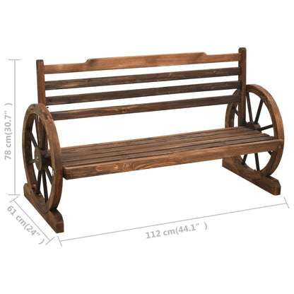 Garden Bench Solid Firwood