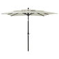 3-Tier Garden Parasol With Aluminium Pole