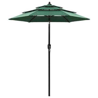 3-Tier Garden Parasol With Aluminium Pole