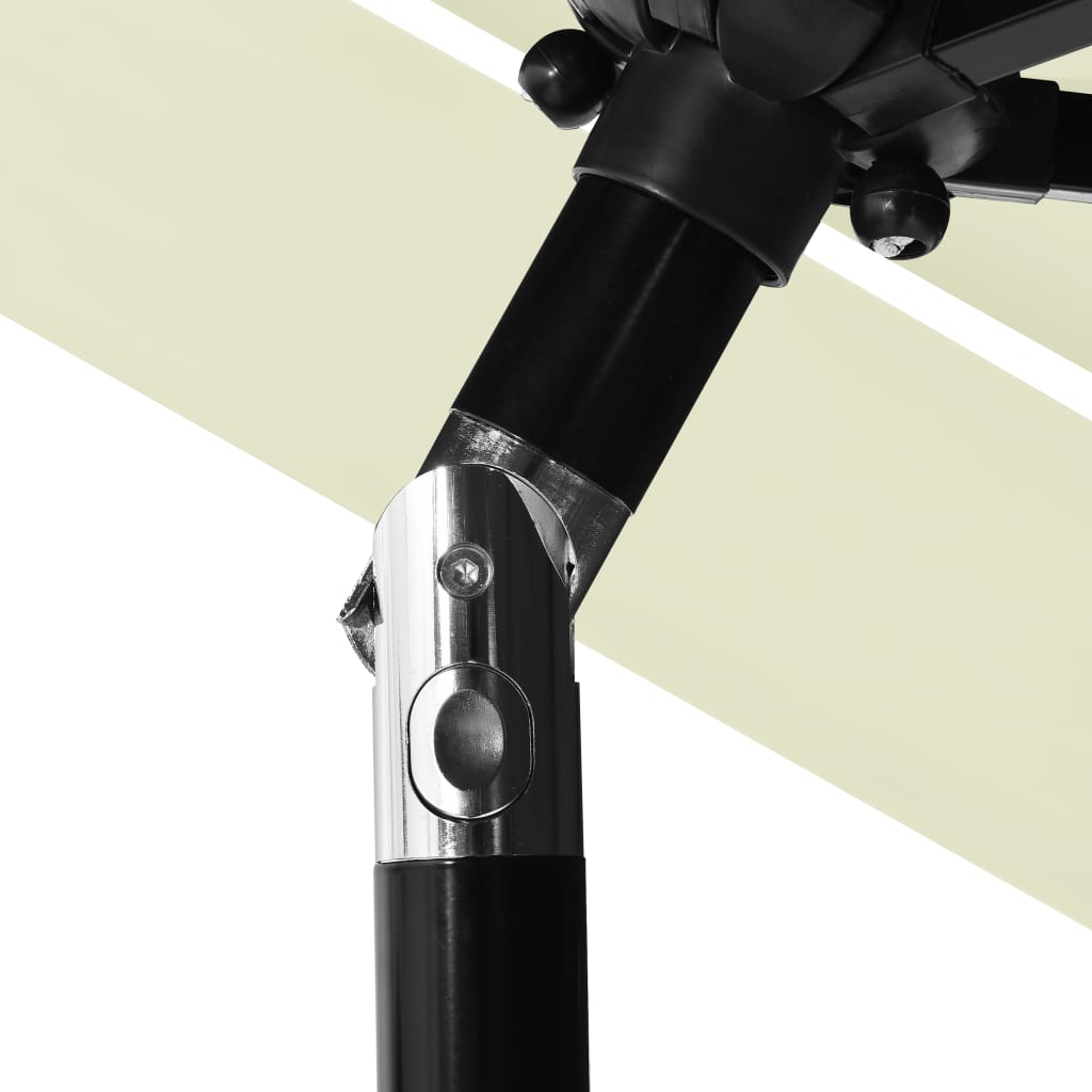 3-Tier Garden Parasol With Aluminium Pole