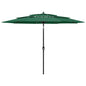 3-Tier Garden Parasol With Aluminium Pole