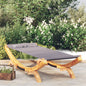 Outdoor Lounge Bed Solid Bent Wood