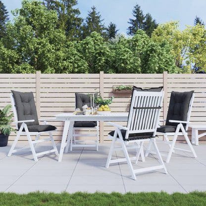 Garden Highback Chair Cushions 6 Pcs Fabric