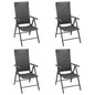Garden Chairs 4 Pcs Poly Rattan