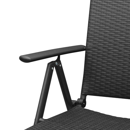 Garden Chairs 4 Pcs Poly Rattan