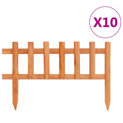 Lawn Edgings 10 Pcs Firwood 4.4 M