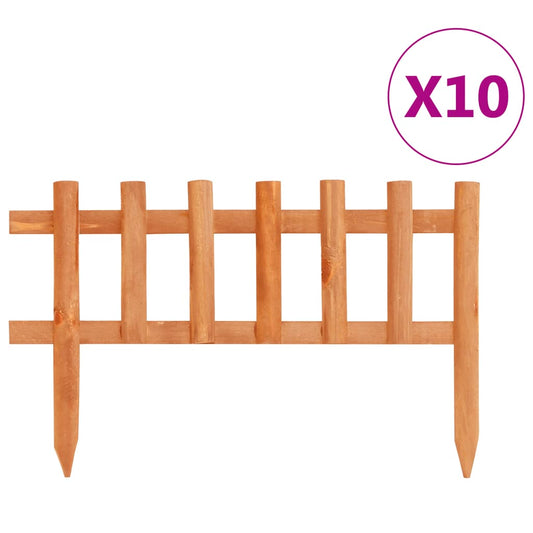 Lawn Edgings 10 Pcs Firwood 4.4 M