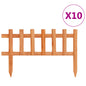 Lawn Edgings 10 Pcs Firwood 4.4 M
