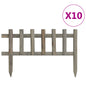 Lawn Edgings 10 Pcs Firwood 4.4 M
