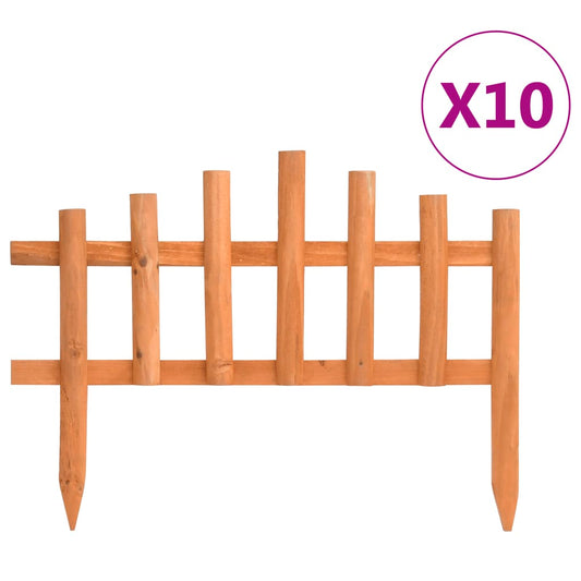 Lawn Edgings 10 Pcs Firwood 4.4 M